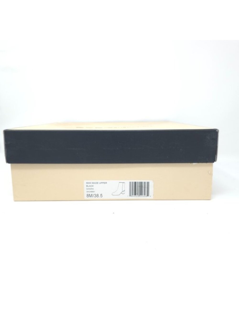 BCBGeneration Black Leather Block Heel Ankle Boots 8M - Picture 12 of 12